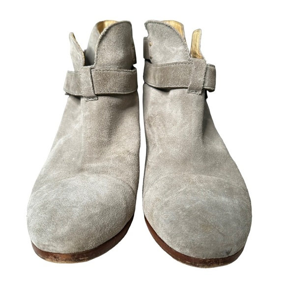Rag & Bone | Gray Harrow Suede Ankle Boots Size 39 - Picture 6 of 11